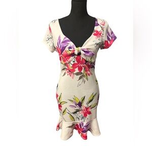 NWT - Floral mermaid midi dress Size Large